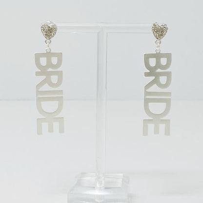 Say I Do Bride Dangle Earrings - Tigbuls Variety Fashion