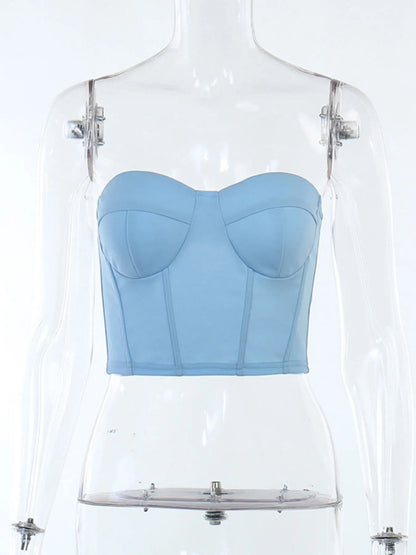 Sweetheart Neck Tube Top - Tigbul's Variety Fashion Shop