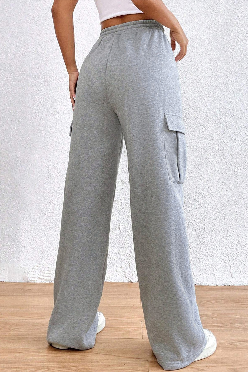 Drawstring High Waist Pants - Tigbul's Variety Fashion Shop