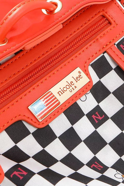 Nicole Lee USA Color Patch Bucket Bag - Tigbul's Variety Fashion Shop