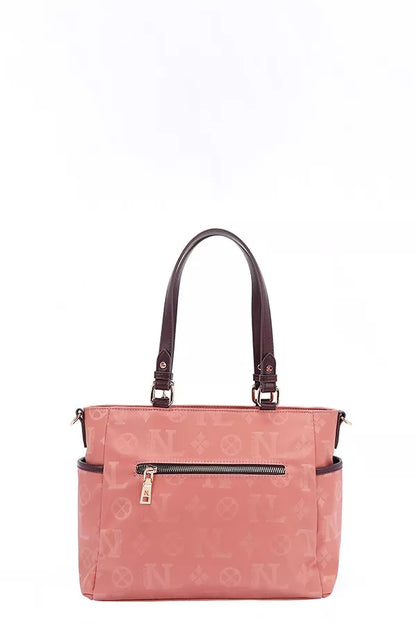 Nicole Lee USA Multi-Compartment Convertible Tote Bag - Tigbul's Variety Fashion Shop