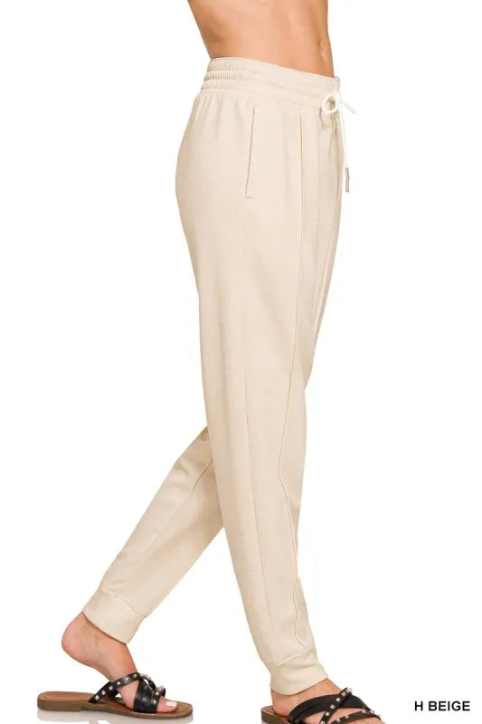 Zenana Drawstring Scuba Sweatpants with Pockets - Tigbul's Variety Fashion Shop