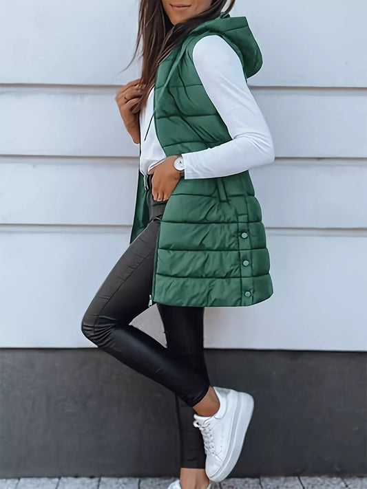 Zip Up Hooded Winter Coat - Tigbul's Variety Fashion Shop