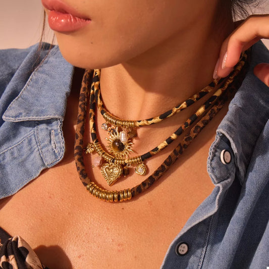 Leopard 18K Gold-Plated Necklace - Tigbul's Variety Fashion Shop