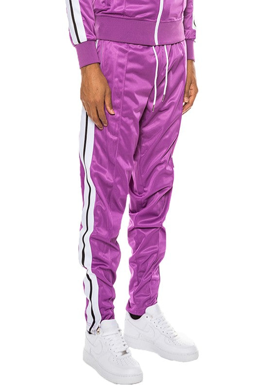 STRIPED TAPE TRACK PANTS - Tigbul's Variety Fashion Shop