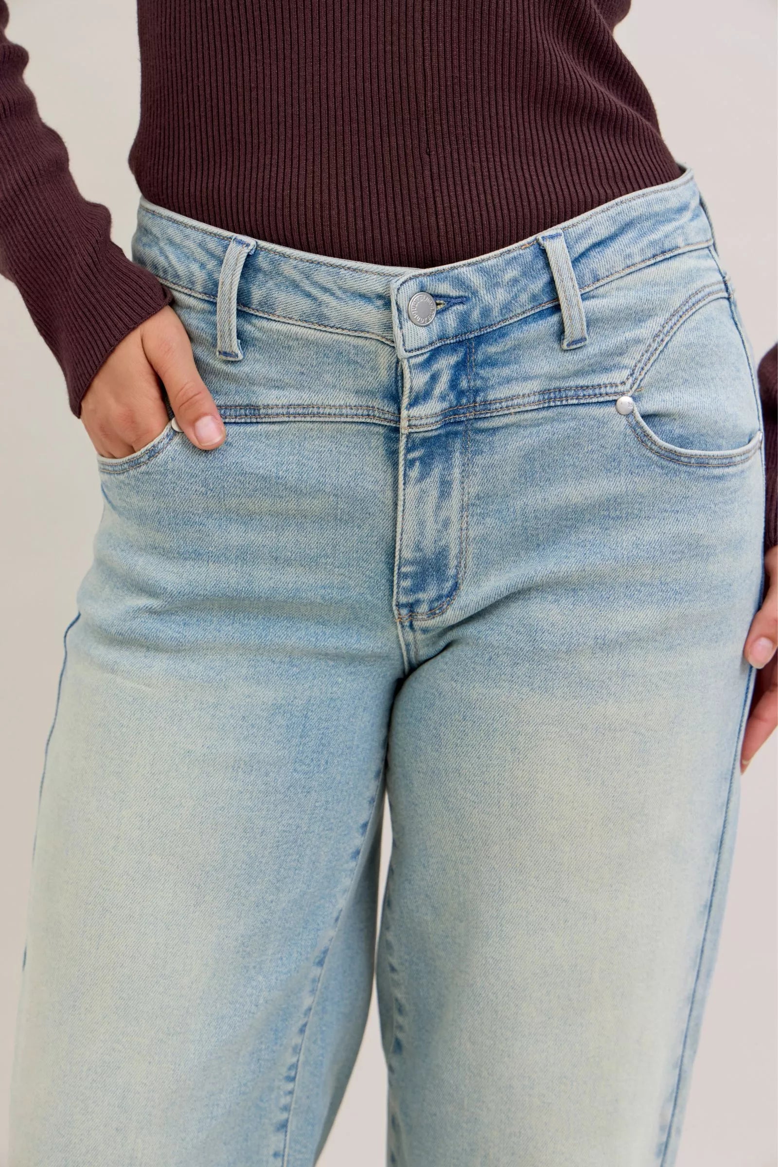 Judy Blue High Waist Column Straight Jeans - Tigbul's Variety Fashion Shop
