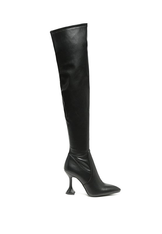 BRANDY OVER THE KNEE HIGH HEELED BOOTS - Tigbul's Variety Fashion Shop