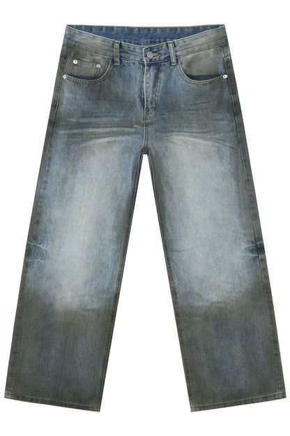 Men's Loose Jeans with Pockets - Tigbul's Variety Fashion Shop