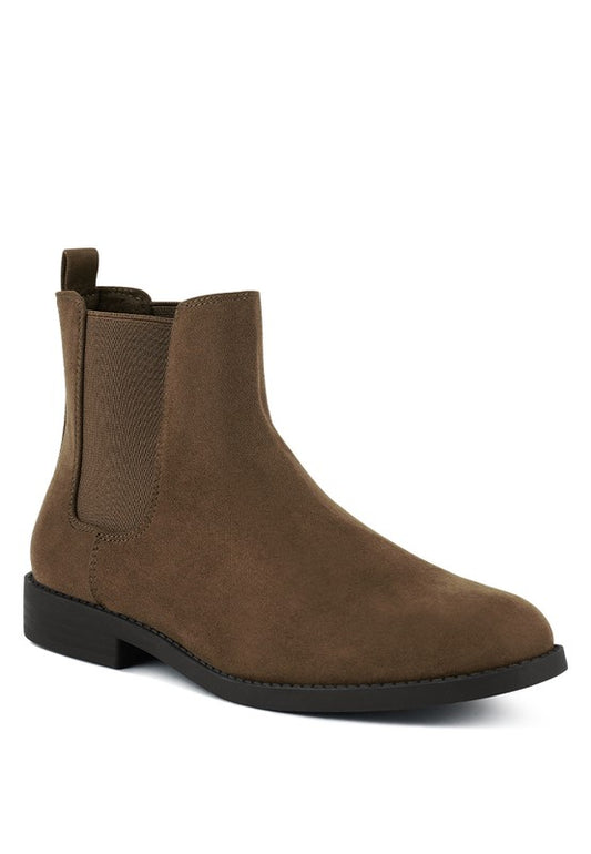 Nitro Micro Suede Chelsea Boots - Tigbul's Variety Fashion Shop