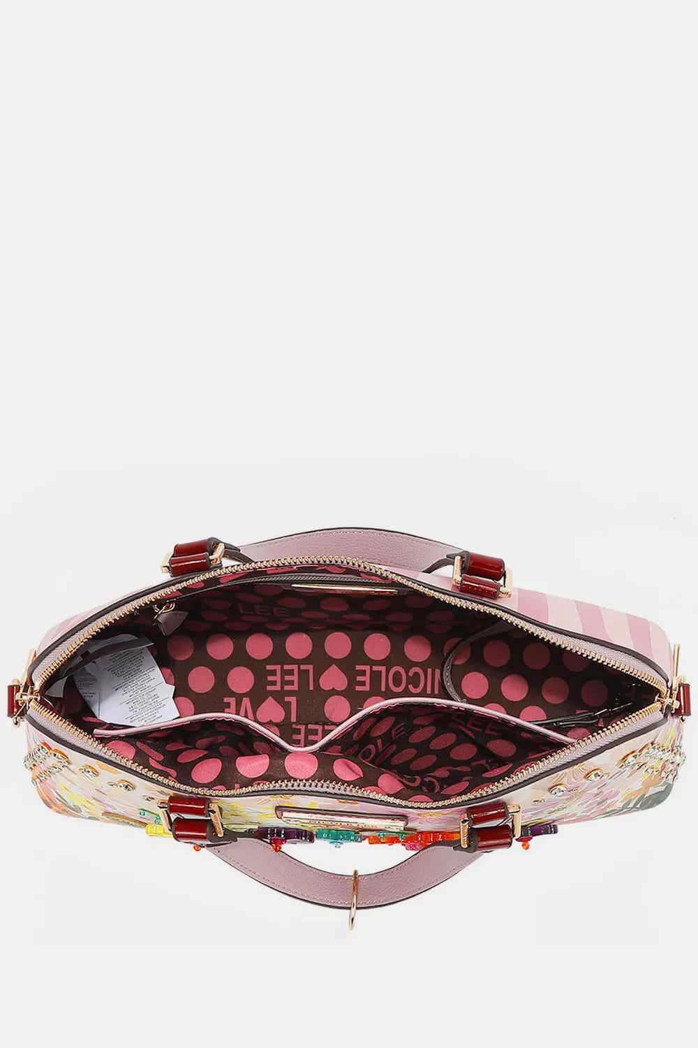 Nicole Lee USA Dreams Blossom Nicole Lee Dome Handbag - Tigbul's Variety Fashion Shop