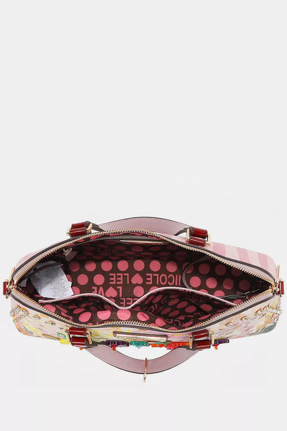 Nicole Lee USA Dreams Blossom Nicole Lee Dome Handbag - Tigbul's Variety Fashion Shop