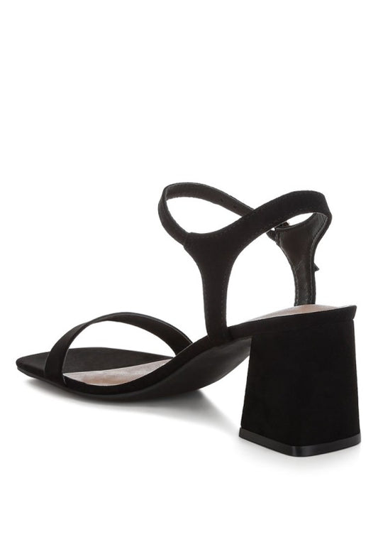 Akiya Square Toe Block Heels - Tigbul's Variety Fashion Shop