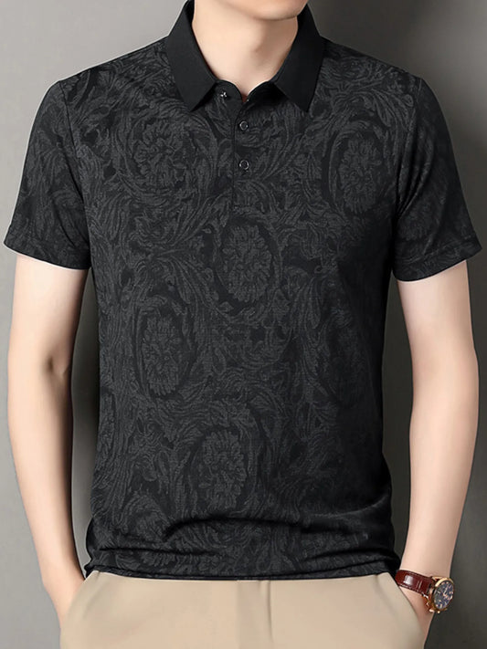 Men's Plus Size Button Detail Short Sleeve Polo - Tigbul's Variety Fashion Shop