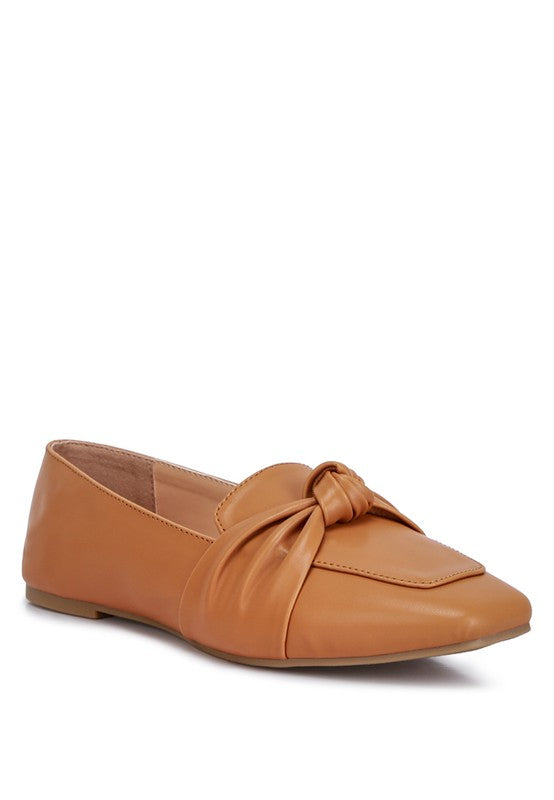 Denali Recycled Faux Leather Flat Loafers - Tigbul's Variety Fashion Shop