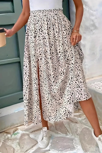 Slit Midi Skirt - Tigbul's Variety Fashion Shop