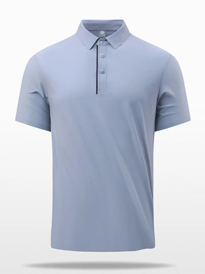 Men's Plus Size Button Detail Short Sleeve Polo - Tigbul's Variety Fashion Shop