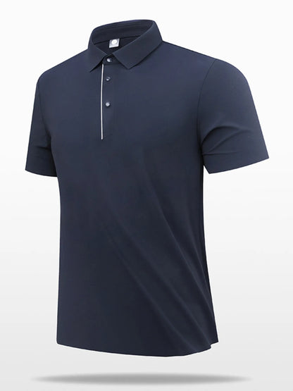 Men's Plus Size Button Detail Short Sleeve Polo - Tigbul's Variety Fashion Shop