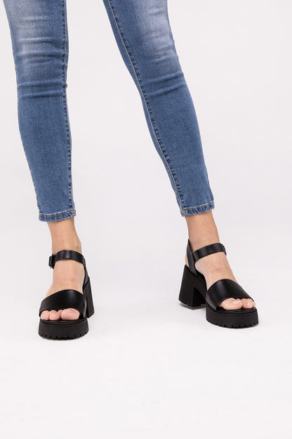 BOOMER-S Platform Heel Sandals - Tigbul's Variety Fashion Shop