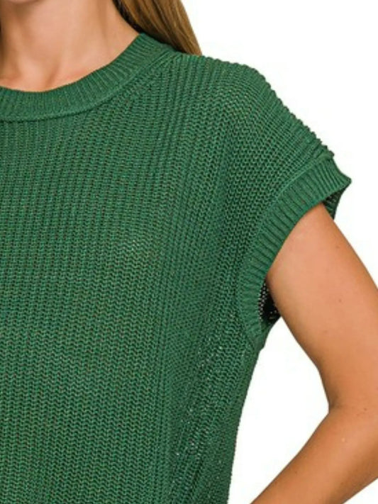 Zenana Oversized Crew Neck Sweater - Tigbul's Variety Fashion Shop