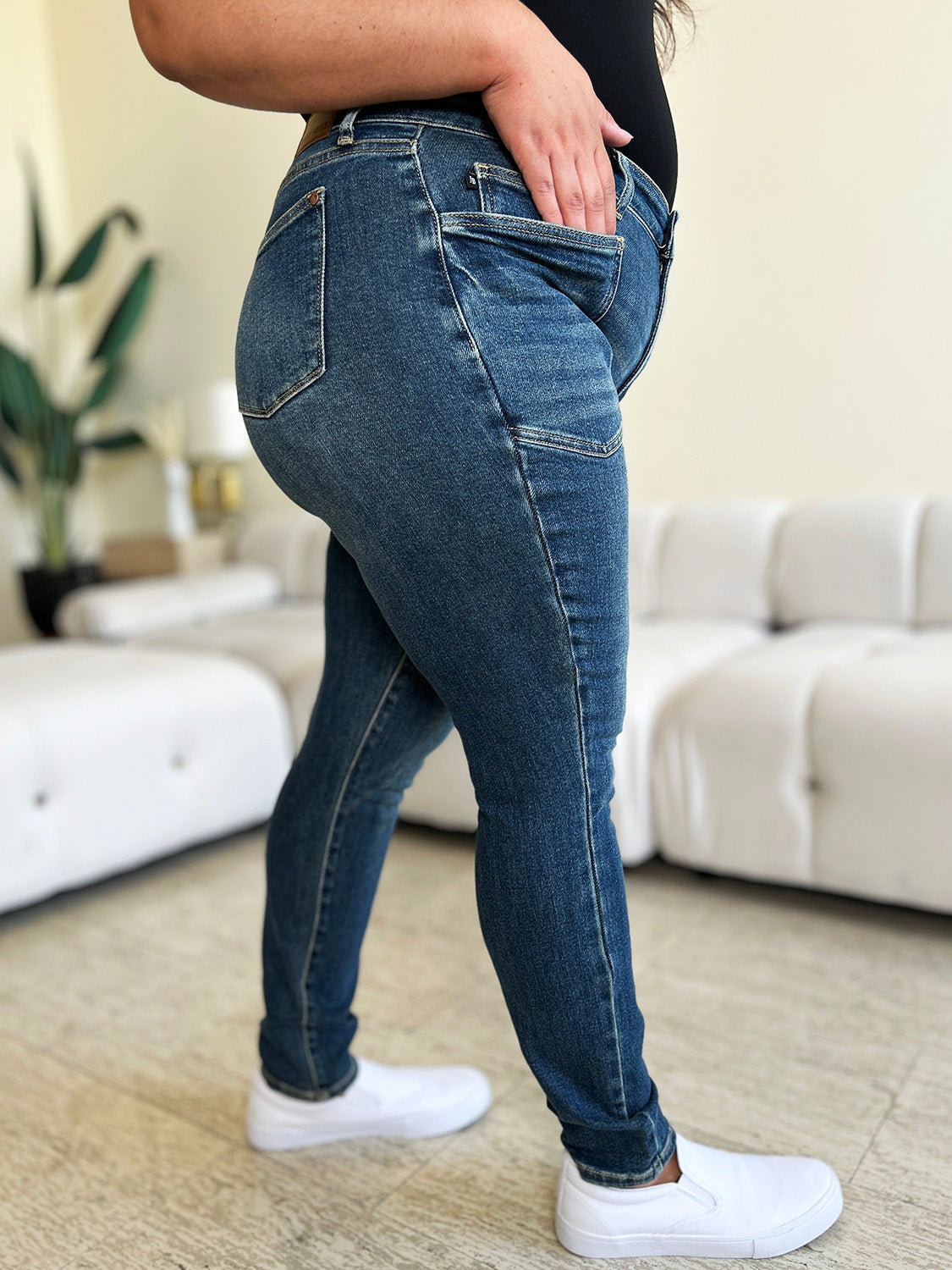 Judy Blue Full Size High Waist Skinny Jeans - Tigbul's Variety Fashion Shop