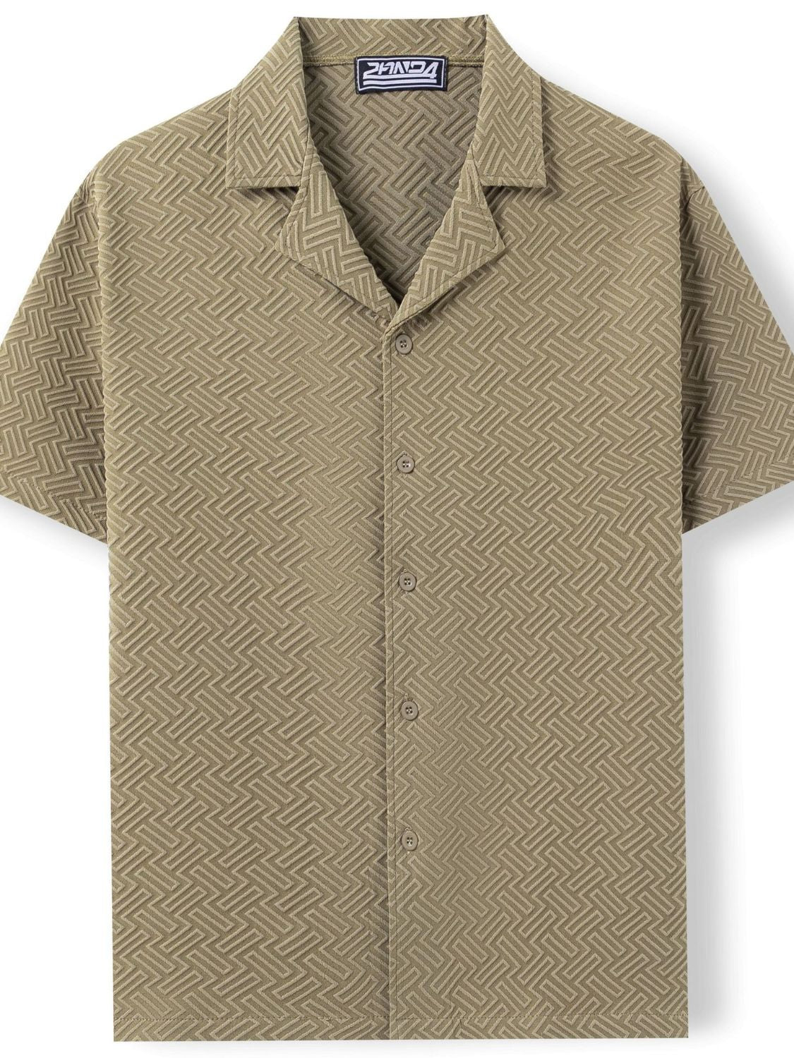 Men's Plus Size Button Down Short Sleeve Shirt - Tigbul's Variety Fashion Shop