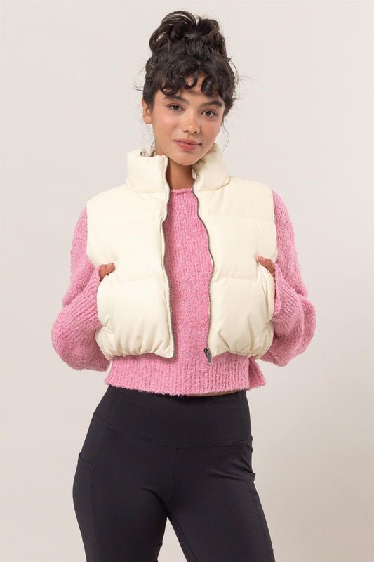 Pocketed Solid Vest Coat - Tigbul's Variety Fashion Shop