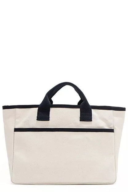 Nicole Lee USA Canvas Tote Bag - Tigbul's Variety Fashion Shop