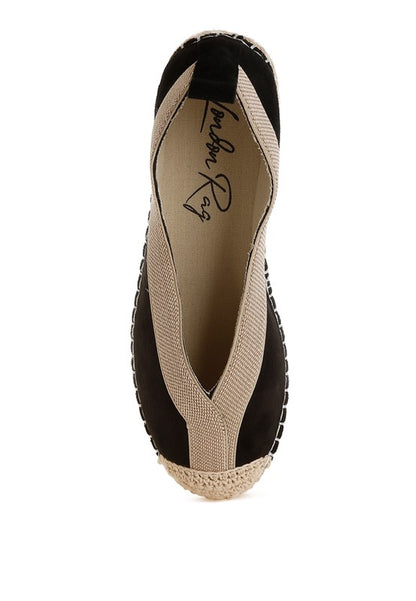 Yalva Microfiber Detachable Lace Espadrilles - Tigbul's Variety Fashion Shop