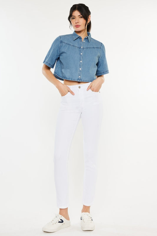 Kancan High Rise Ankle Skinny Jeans - Tigbuls Variety Fashion