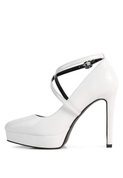 PIXIE DUST CROSS STRAPPED STILETTO SANDAL - Tigbul's Variety Fashion Shop