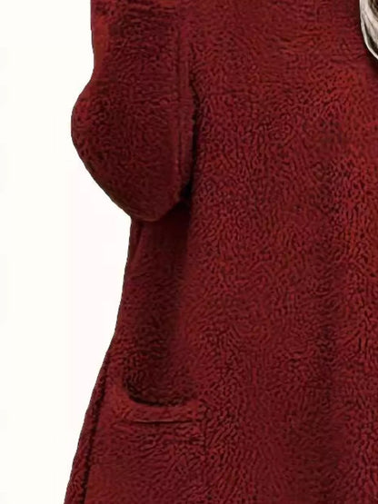 Fleece Long Sleeve Sweatshirt - Tigbul's Variety Fashion Shop