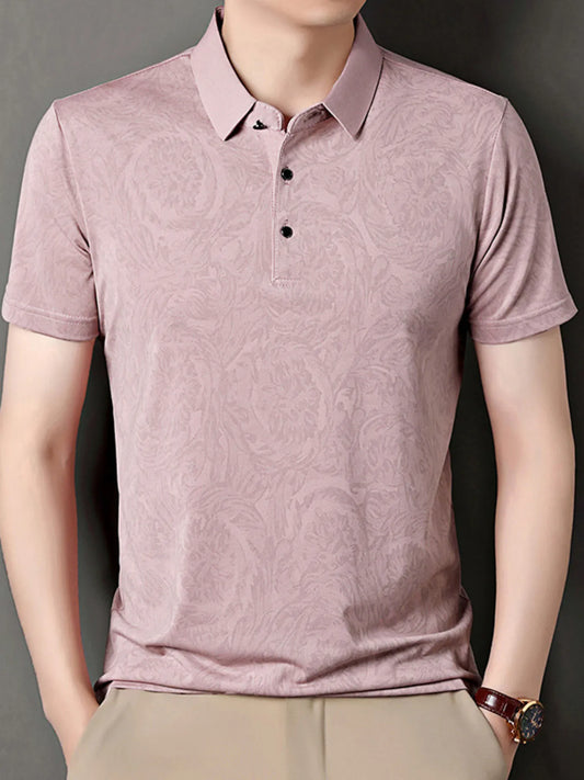 Men's Plus Size Button Detail Short Sleeve Polo - Tigbul's Variety Fashion Shop