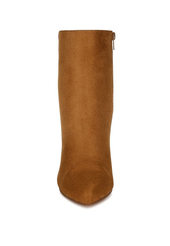 Clubdate Block Heeled Ankle Boots - Tigbul's Variety Fashion Shop