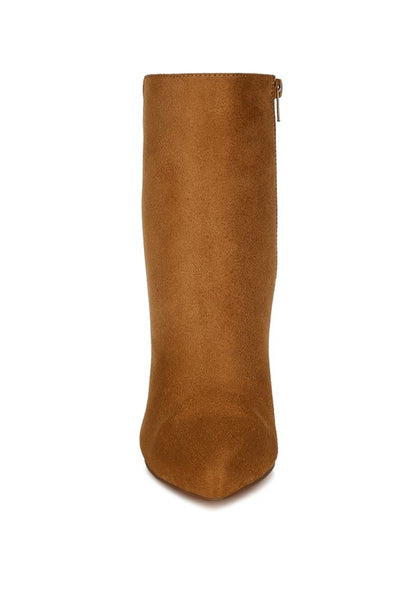 Clubdate Block Heeled Ankle Boots - Tigbul's Variety Fashion Shop
