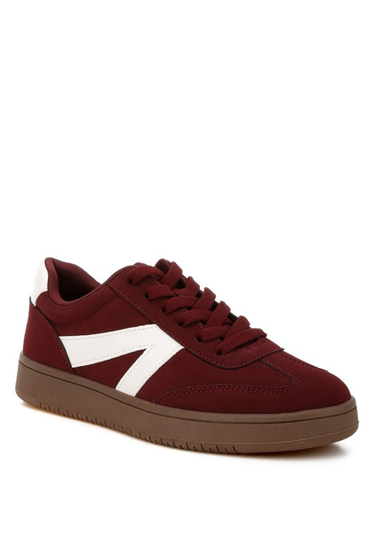 Zoomer Contrasting Patchwork Chunky Sneakers - Tigbul's Variety Fashion Shop