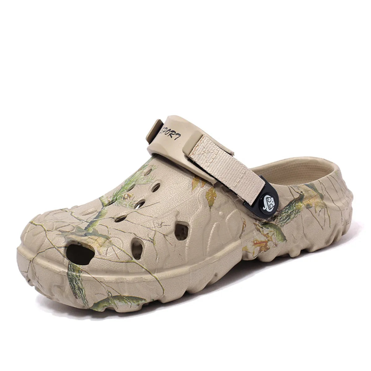 Men's Printed Platform Comfort Clogs Sandals - Tigbul's Variety Fashion Shop