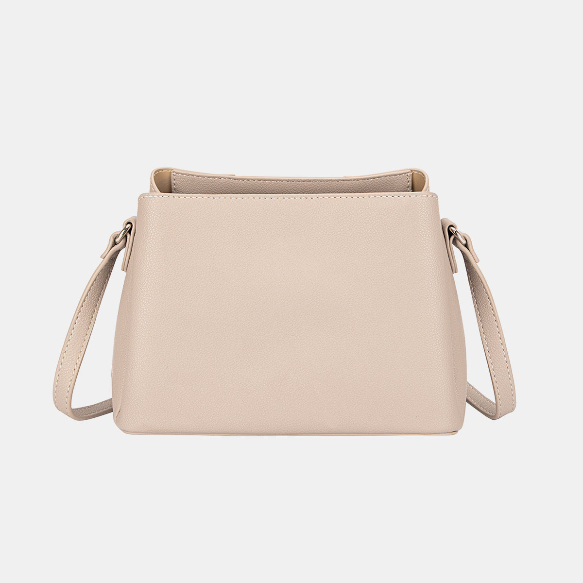 David Jones PU Leather Crossbody Bag - Tigbul's Variety Fashion Shop