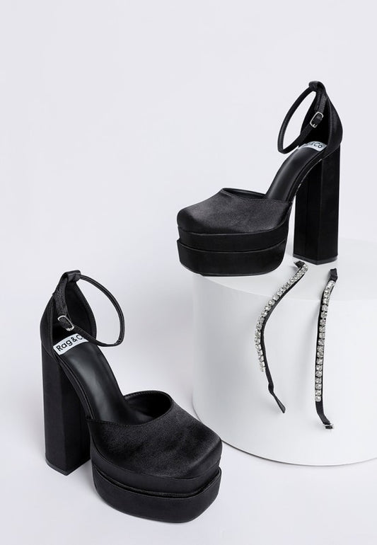 Martini Sky High Platform Sandals - Tigbul's Variety Fashion Shop