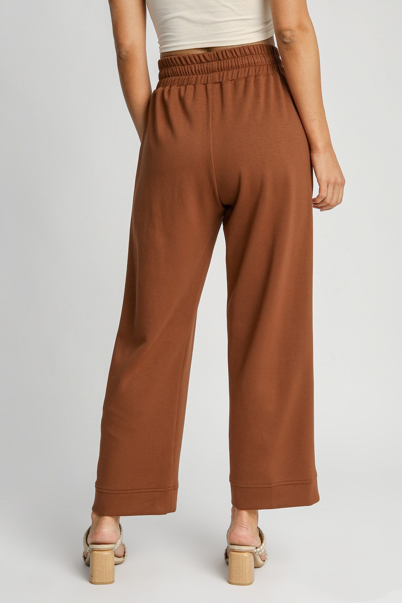 Umgee Full Size Drawstring Wide Leg Pants with Pockets - Tigbul's Variety Fashion Shop