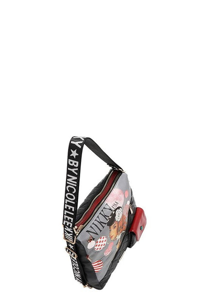 Nicole Lee USA Convertible Adjustable Strap Backpack Bag - Tigbul's Variety Fashion Shop