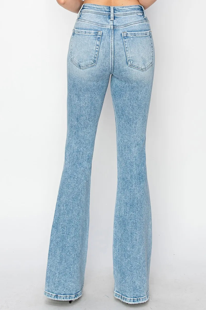 RISEN High Rise Bootcut Jeans - Tigbul's Variety Fashion Shop