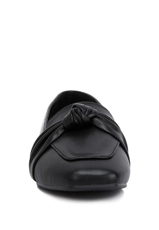 Denali Recycled Faux Leather Flat Loafers - Tigbul's Variety Fashion Shop