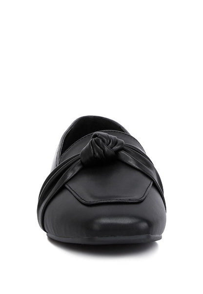 Denali Recycled Faux Leather Flat Loafers - Tigbul's Variety Fashion Shop