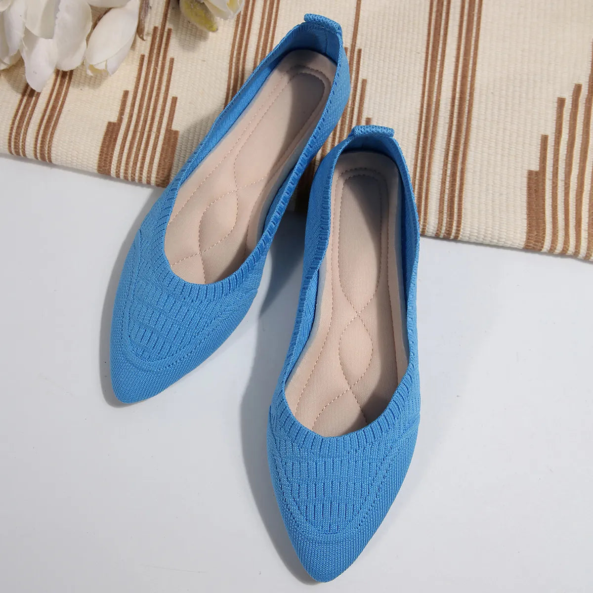 Point Toe Flats Slip-Ons - Tigbul's Variety Fashion Shop