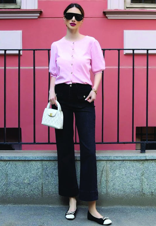 Rosario Two Tone Ballerinas - Tigbul's Variety Fashion Shop