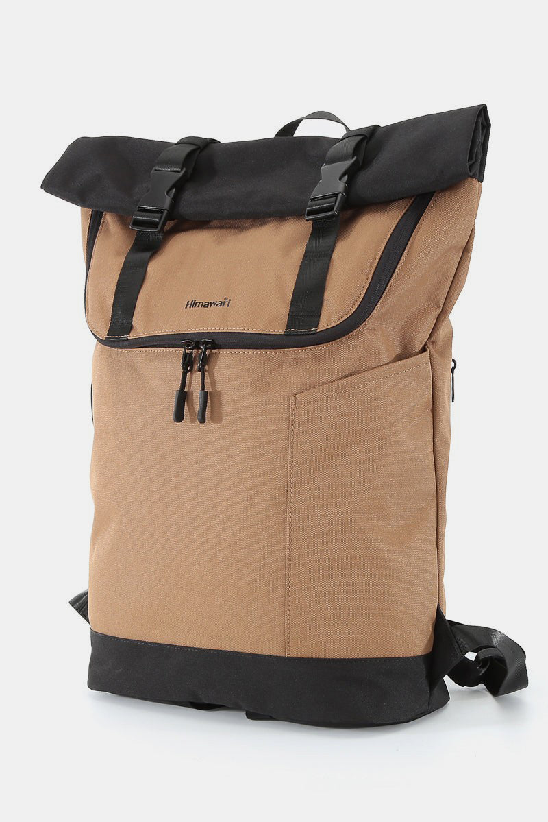 Himawari Contrast Waterproof Canvas Backpack Bag - Tigbul's Variety Fashion Shop