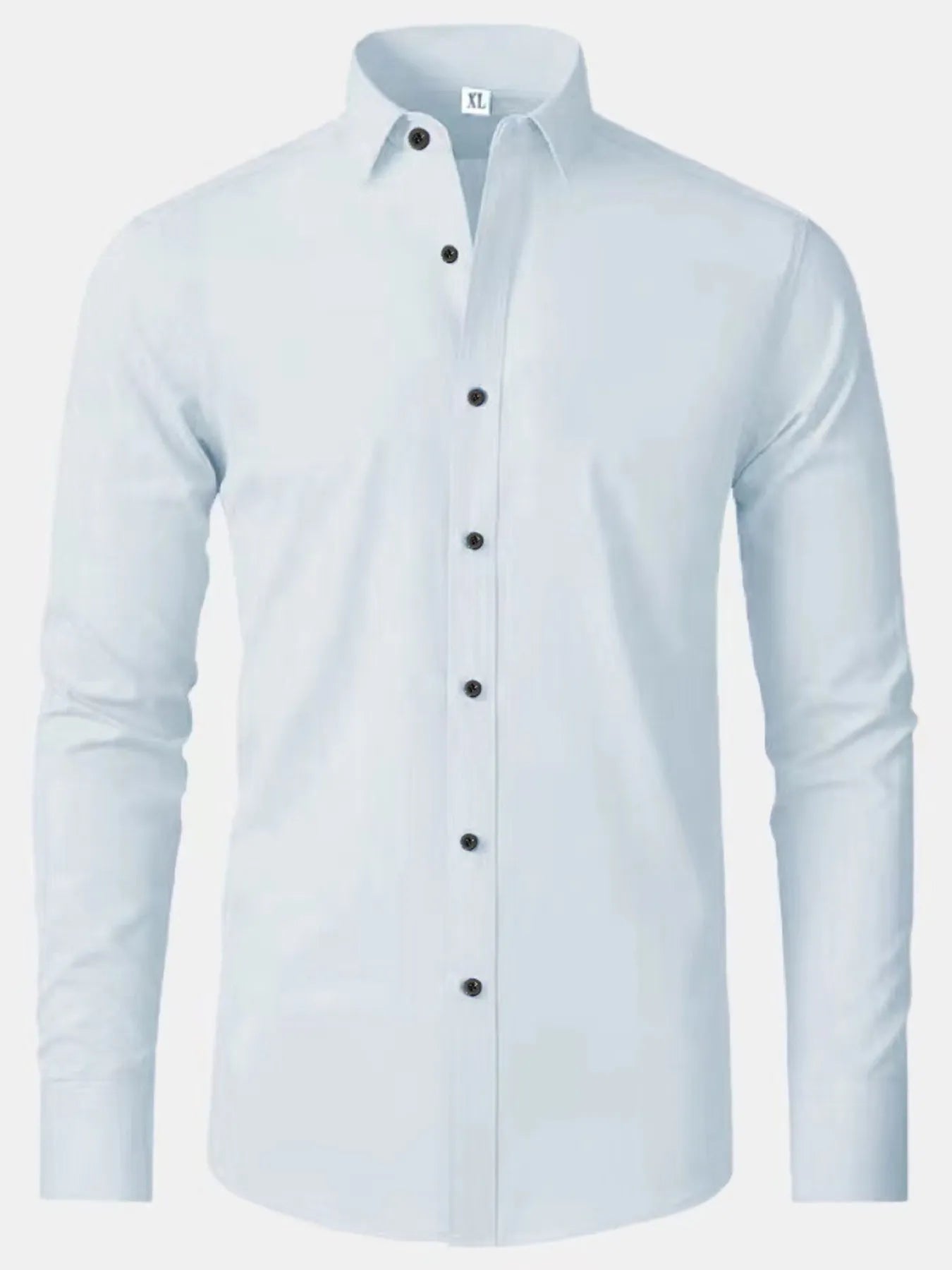 Men's Plus Size Button Up Long Sleeve Shirt - Tigbul's Variety Fashion Shop