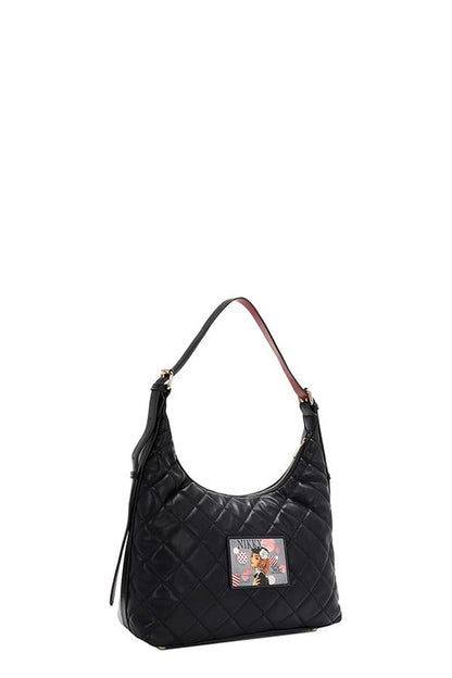 Nicole Lee USA Adjustable Strap Shoulder Bag - Tigbul's Variety Fashion Shop