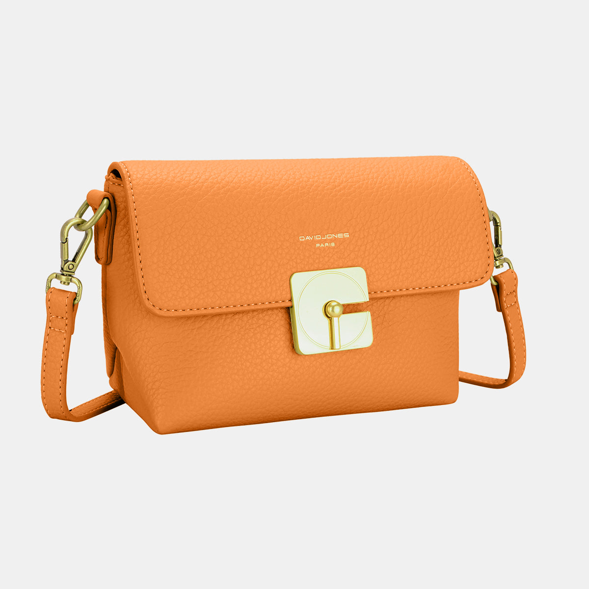 David Jones PU Leather Crossbody Bag - Tigbul's Variety Fashion Shop