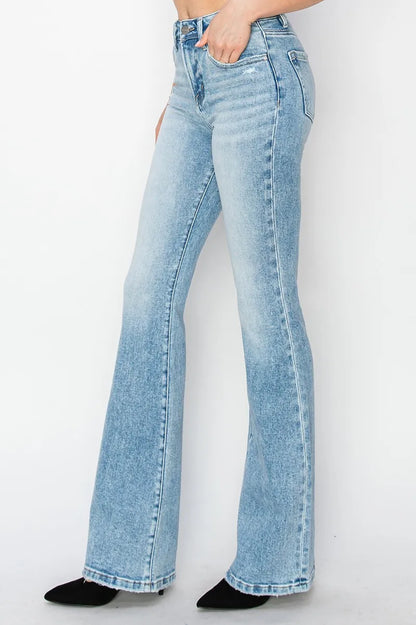 RISEN High Rise Bootcut Jeans - Tigbul's Variety Fashion Shop